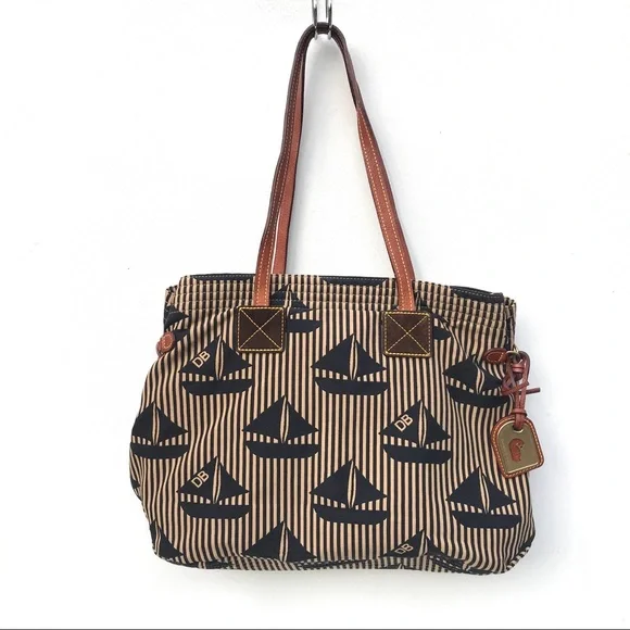 DOONEY & BOURKE sailboat canvas shoulder bag - Picture 5 of 9
